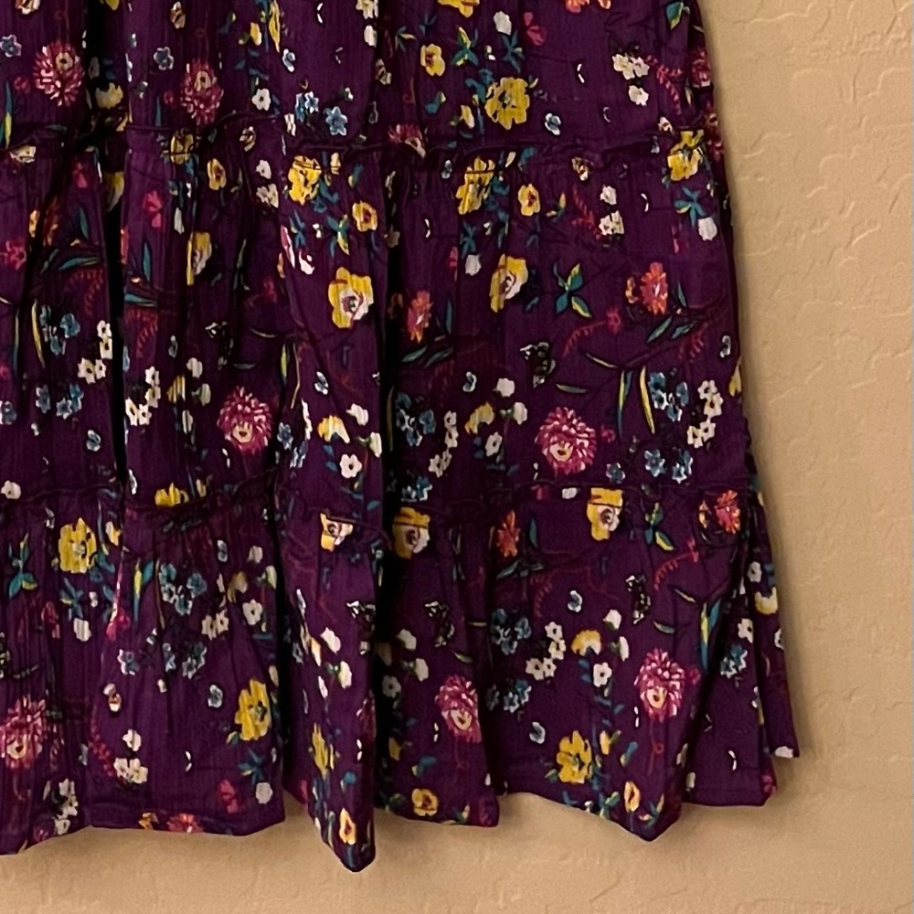 Anthony Richards Purple Floral & Butterfly Print Sundress - Picture 7 of 16